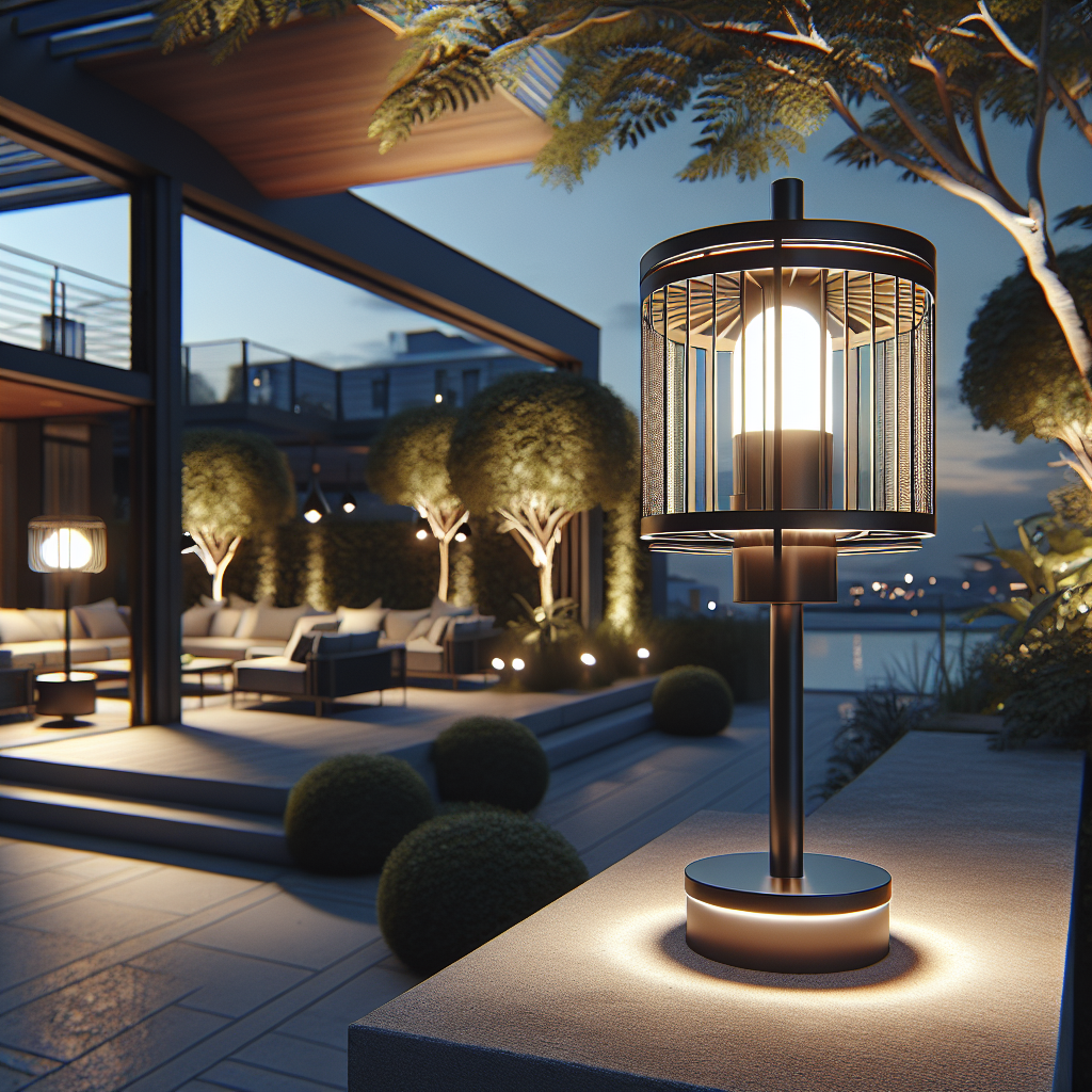 Éclairage extérieur terrasse allée balcon